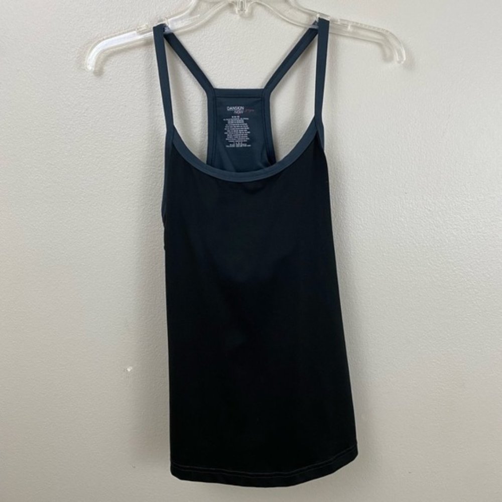 Danskin Now Black Racerback Yoga Active Tank Top